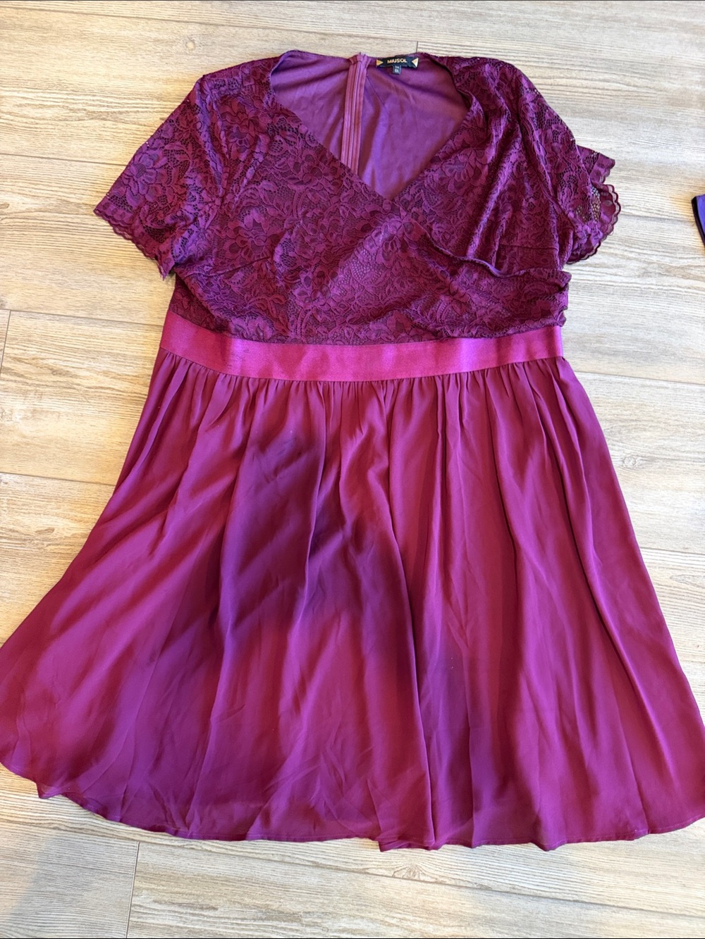 Miusol Plum Purple Dress Bodice